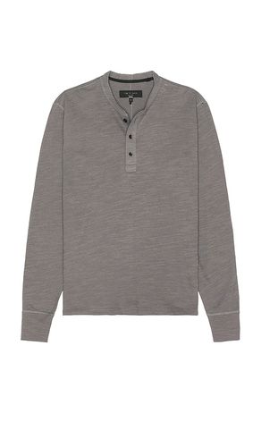 Camiseta classic flame en color gris talla L en - Grey. Talla L (también en M, S) - Rag & Bone - Modalova