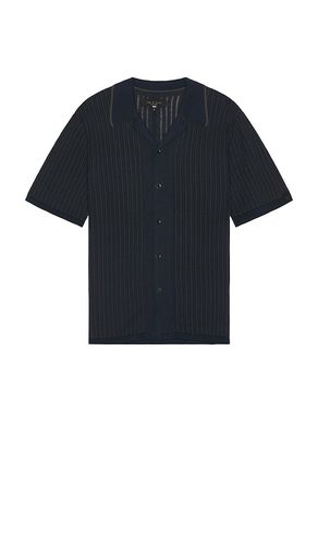 Harris Camp Shirt in Blue. - size L (also in M, S, XL/1X) - Rag & Bone - Modalova