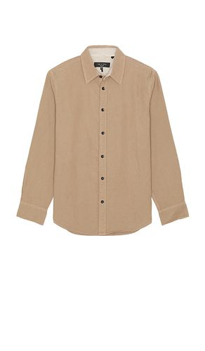 Finch Corduroy Long Sleeve Shirt in Beige. - size L (also in M, S, XL/1X) - Rag & Bone - Modalova