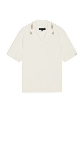 Rib Johnny Polo in Cream. - size L (also in M, S) - Rag & Bone - Modalova