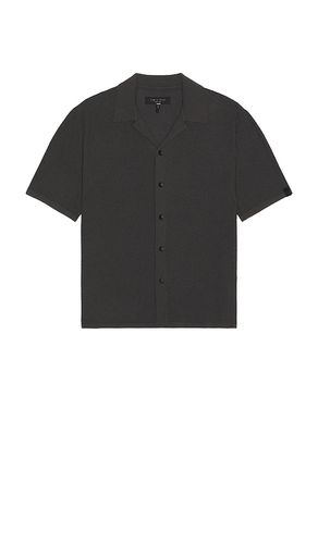 Zig-Zag Avery Short Sleeve Shirt in Grey. - size L (also in M, XL/1X) - Rag & Bone - Modalova