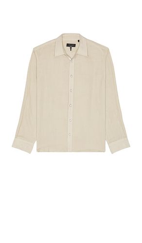 Finch Gauze Stripe Shirt in Grey. - size L (also in M, XL/1X) - Rag & Bone - Modalova