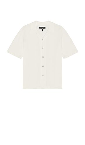 Zuma Pointelle Avery Shirt in White. - size M (also in S, XL/1X) - Rag & Bone - Modalova