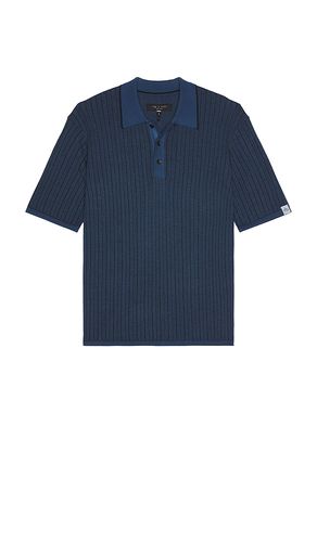 Harvey Garment Dyed Polo in Navy. - size L (also in M, S, XL/1X) - Rag & Bone - Modalova
