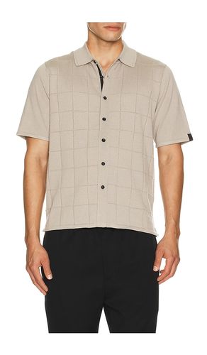 Window pane dalton knitted shirt in color brown size S (also in XL/1X) - Rag & Bone - Modalova