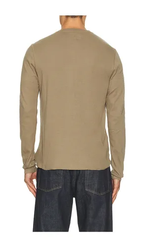 Classic Textured Knit Henley in Brown. - size S (also in M, L, XL/1X) - Rag & Bone - Modalova