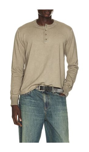 Washed Supima Henley in . Taglia L. Also in M, S, XL/1X - Rag & Bone - Modalova