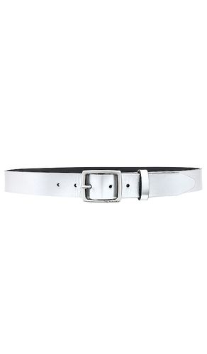Cinturón boyfriend en color metálico talla L en - Metallic Silver. Talla L (también en XS) - Rag & Bone - Modalova
