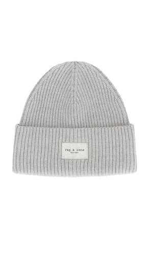 Blake metallic beanie in color metallic size all - Rag & Bone - Modalova