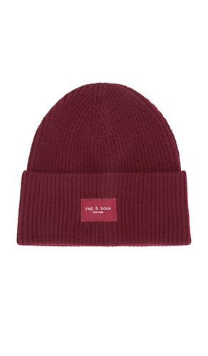 Gorro blake en color burgundy talla all - Rag & Bone - Modalova