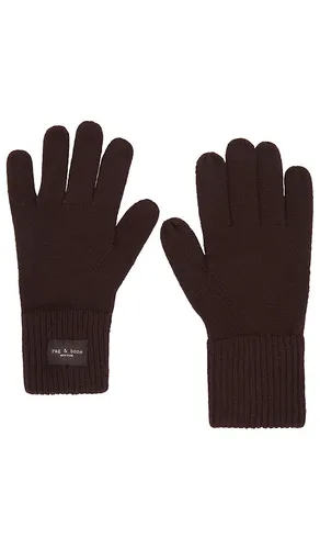 Guantes blake en color burgundy talla all - Rag & Bone - Modalova