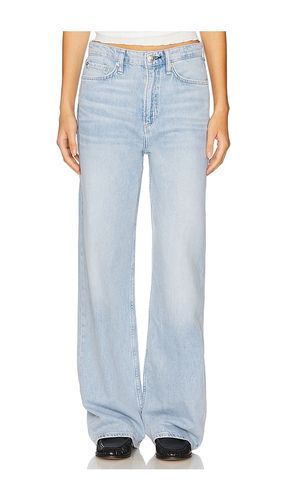 Featherweight Logan Mid Rise Wide Leg in Blue. - size 24 (also in 25, 26, 27, 28, 29, 30, 32, 34) - Rag & Bone - Modalova