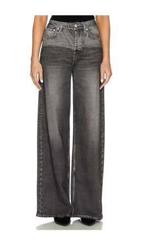 Miramar Fleece Sofie Full Length Wide Leg in Charcoal. - size 26 (also in 27, 28) - Rag & Bone - Modalova