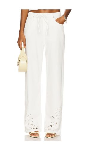 Featherweight Phoebe Wide Leg in White. - size L (also in M, S) - Rag & Bone - Modalova