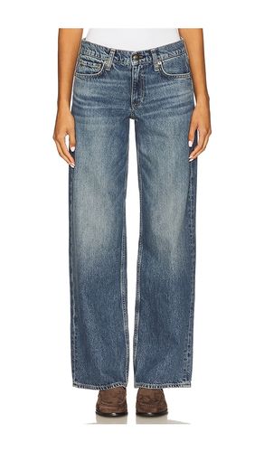 Saige Low Rise Relaxed Straight Jeans in Blue. - size 27 (also in 28, 30, 31, 32, 33, 34) - Rag & Bone - Modalova