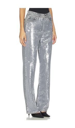 Shea Full Straight in Metallic Silver, grey. - size 25 (also in 27) - Rag & Bone - Modalova
