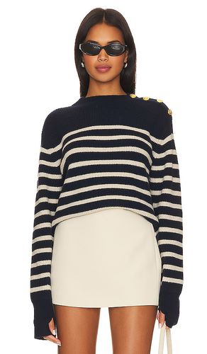 Nancy stripe crew en color talla M en - Navy. Talla M (también en XL) - Rag & Bone - Modalova