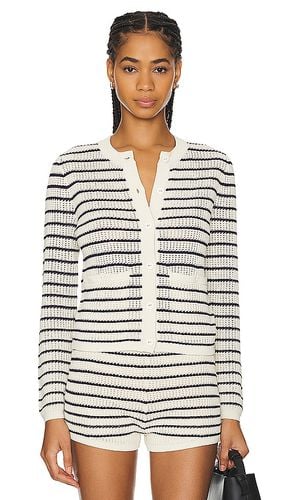 Viola Stripe Cardigan in White. - size L (also in XL) - Rag & Bone - Modalova