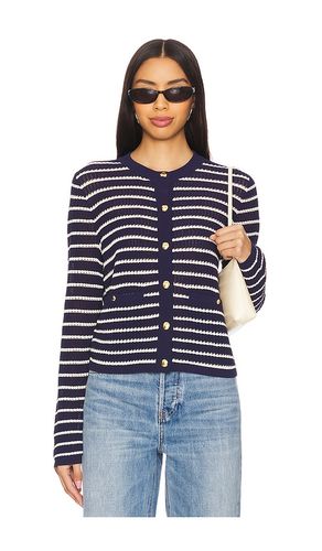 Viola Stripe Cardigan in Navy. - size L (also in M, XL, XS) - Rag & Bone - Modalova