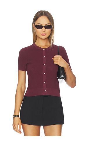 Dina Short Sleeve Cardigan in Red. - size L (also in M, S, XS) - Rag & Bone - Modalova