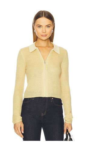 Leva Zip Polo Sweater in Yellow. - size L (also in M, S, XS) - Rag & Bone - Modalova