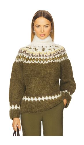 Beth Oversized Fair Isle Turtleneck in Army. - size M (also in S, XS) - Rag & Bone - Modalova