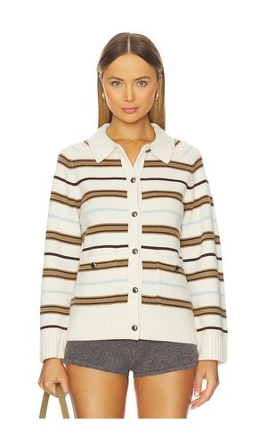 Peggy Striped Oversized Cardigan in White. - size L (also in M, S, XS) - Rag & Bone - Modalova