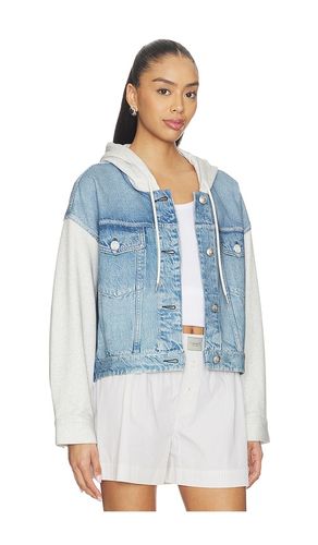 Rb Miramar Terry Combo Hooded Trucker in , . Size L. Also in M - Rag & Bone - Modalova