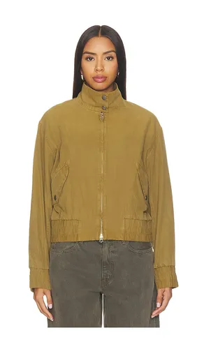 Eliza Canvas Bomber Jacket in Metallic . - size M (also in S, XS) - Rag & Bone - Modalova