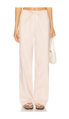 Logan Linen Beach Pant in Blush. - size L (also in M, S) - Rag & Bone - Modalova