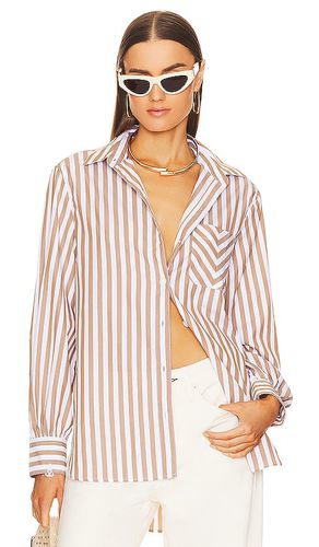 Maxine button down shirt en color neutral talla L en - Neutral. Talla L (también en M, S, XL, XS, XXS) - Rag & Bone - Modalova
