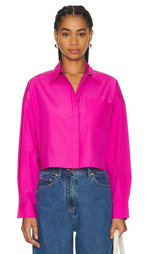 Camisa corta beatrice en color rosado talla L en - Pink. Talla L (también en M, S, XL, XS) - Rag & Bone - Modalova