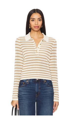 Viola Stripe Long Sleeve Polo in . Size M, S, XL, XS, XXS - Rag & Bone - Modalova