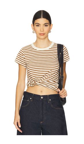 Slub Stripe Tee in Cream,Brown. - size L (also in S, XS, XXS) - Rag & Bone - Modalova