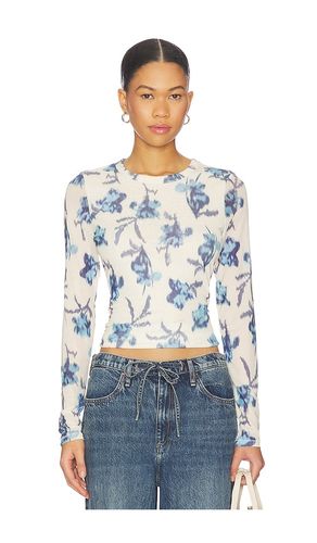 Yana Printed Mesh Long Sleeve Tee in ,. Size S. Also in XS, M - Rag & Bone - Modalova