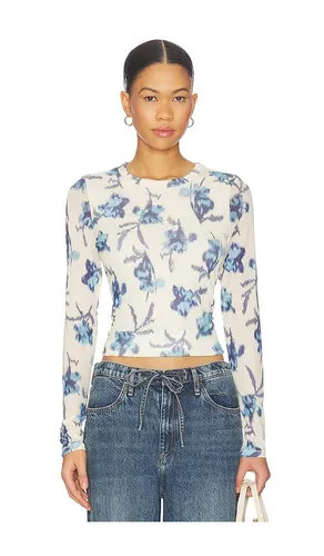 Yana Printed Mesh Long Sleeve Tee in ,. Taglia M. Also in XS - Rag & Bone - Modalova