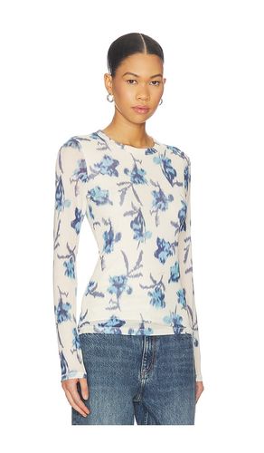Yana Printed Mesh Long Sleeve Tee in ,. Taglia M. Also in S, XS - Rag & Bone - Modalova