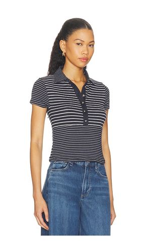 The Knit Button Stripe Polo Tee in . Size L. Also in S - Rag & Bone - Modalova