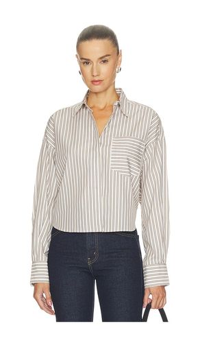 Marin Cropped Striped Shirt in . Taglia L. Also in M, S, XS - Rag & Bone - Modalova
