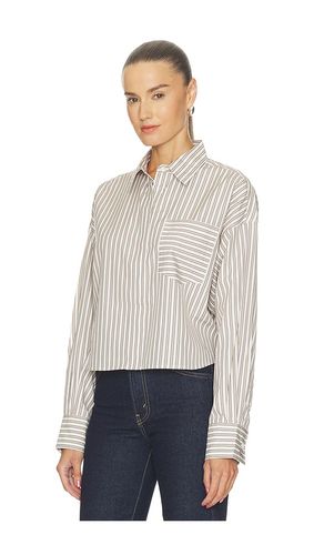 Marin Cropped Striped Shirt in . Taglia L. Also in M, S, XS - Rag & Bone - Modalova