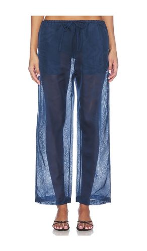 Organza Pant in Navy. - size L (also in M, S, XS) - RENGGLI - Modalova