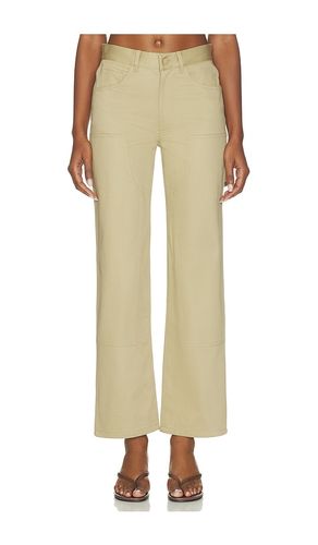 Cotton Sateen Work Pant in Tan. - size 10 (also in 4, 6, 8) - RENGGLI - Modalova