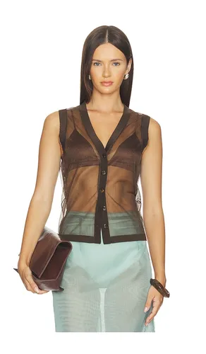 Sheer Knit Vest in . Taglia S. Also in XS - RENGGLI - Modalova