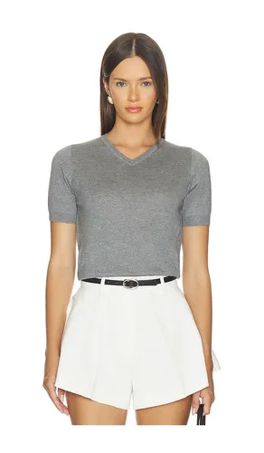 V-neck Knit Tee in Grey. - size S (also in XS) - RENGGLI - Modalova