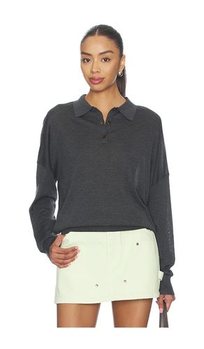 Silk Cashmere Boxy Long Sleeve Polo in . Size L. Also in M - RENGGLI - Modalova