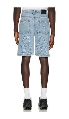 Spider Web Denim Shorts in . Taglia 30. Also in 32 - Revenge - Modalova