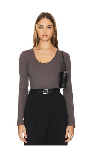 Scoop Long Sleeve Bodysuit in . - size S (also in M, XL, XS) - RE ONA - Modalova
