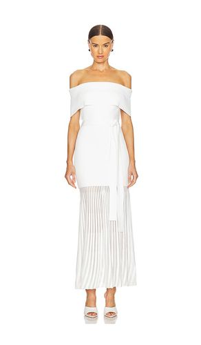 Mariana Knit Midi Dress in White. - size M (also in S) - Rebecca Vallance - Modalova