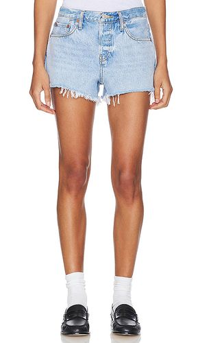 X Pam Anderson Mid Rise Relaxed Short in Denim-Light. - size 28 (also in 30, 31, 32) - RE/DONE - Modalova