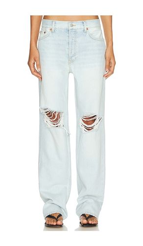 Loose Long Wide Leg Leg Jeans in Denim-Light. - size 24 (also in 30, 32) - RE/DONE - Modalova